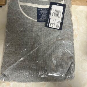 Polo Ralph Lauren Gray Thermal NWT XL